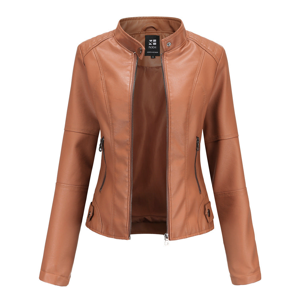 Vestes cuir femme