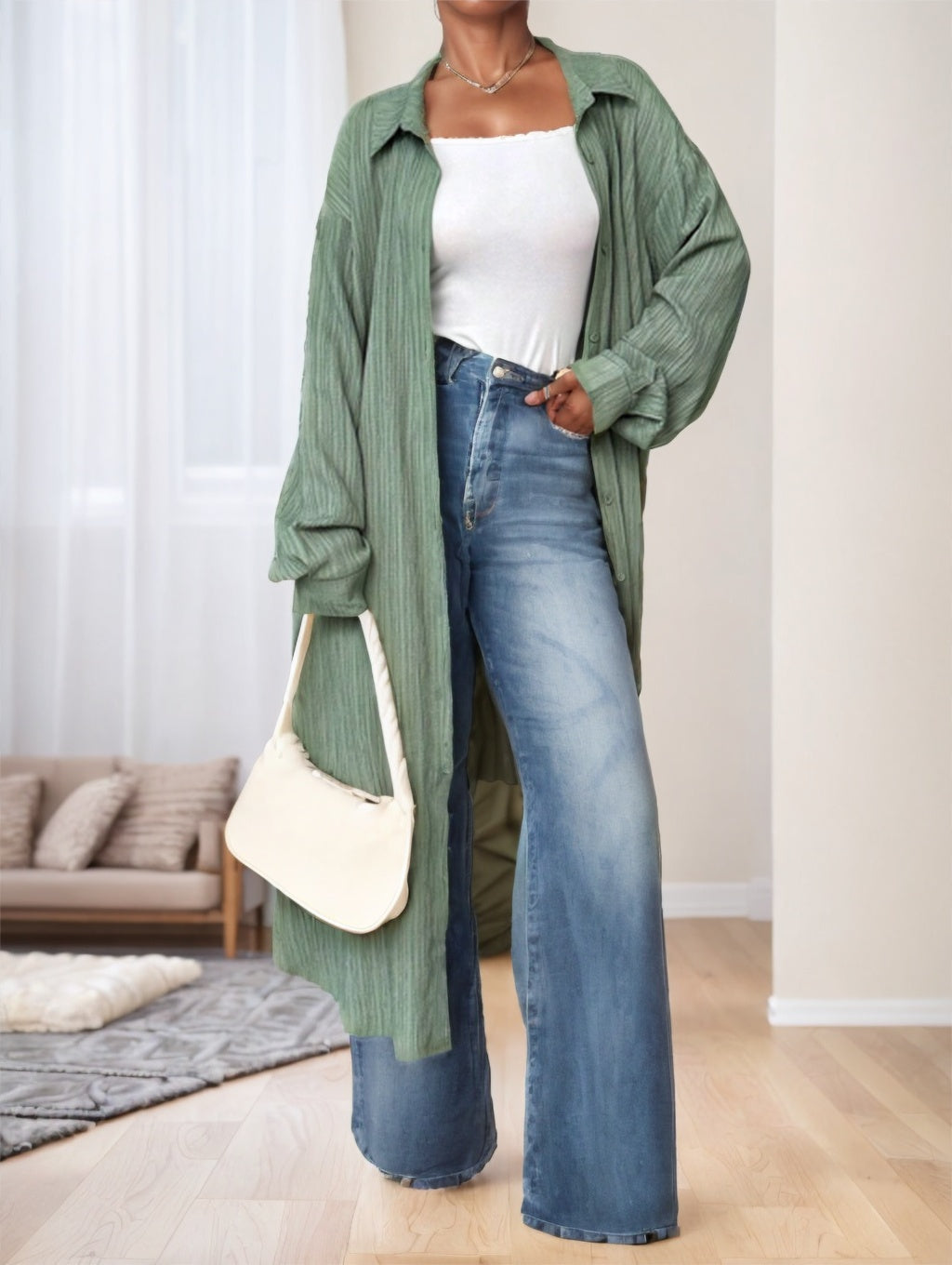 Chemise texturée