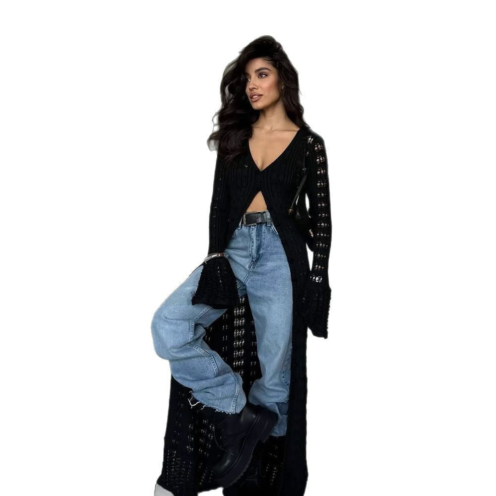 Robe bandeau, manches longues