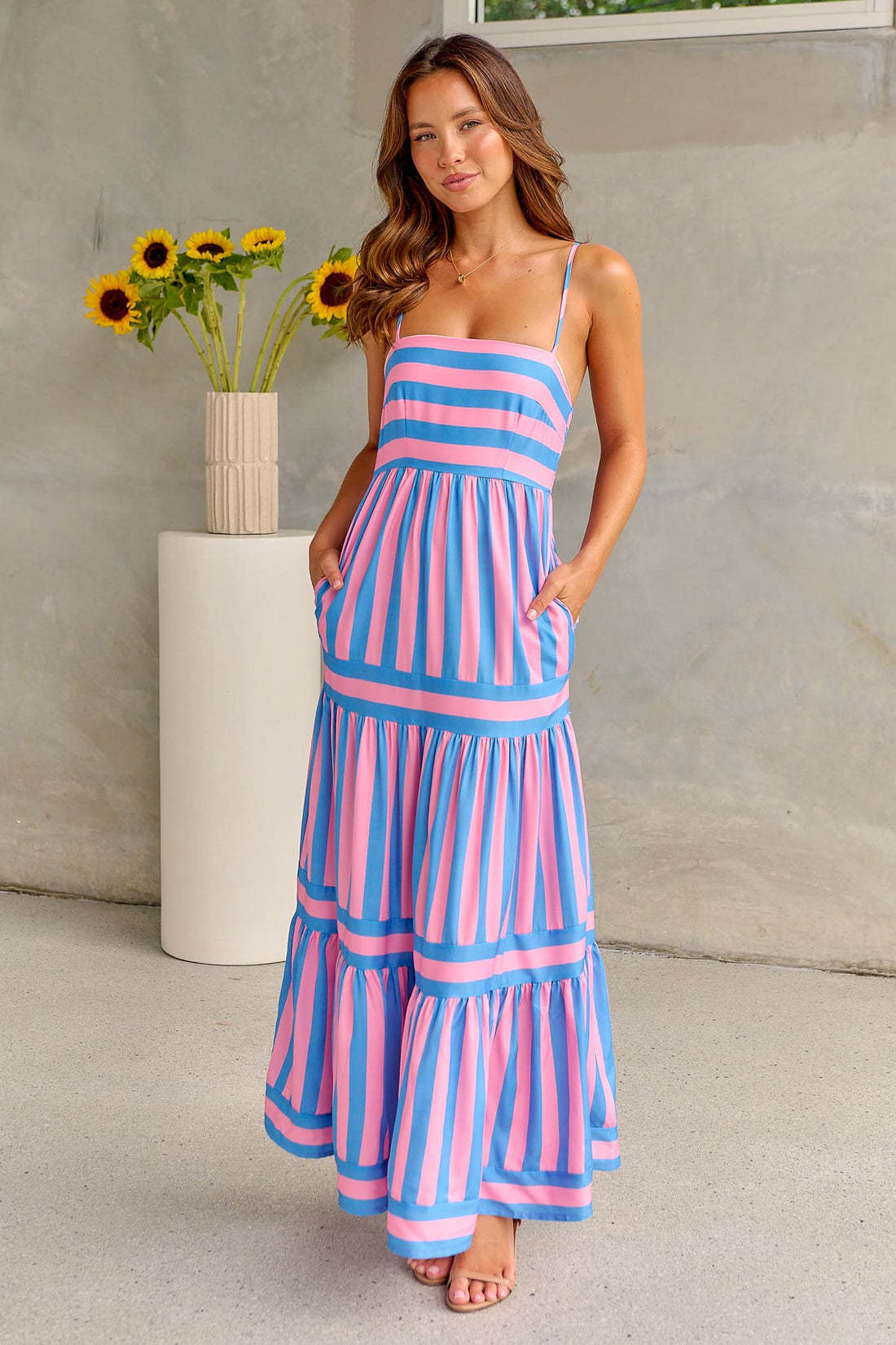 Robe Rayée Été