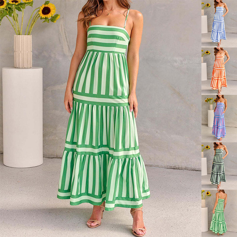 Robe Rayée Été
