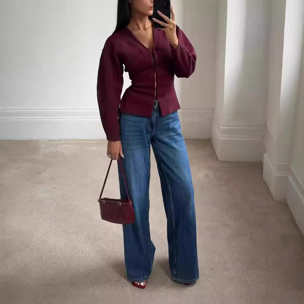 Veste fine en maille