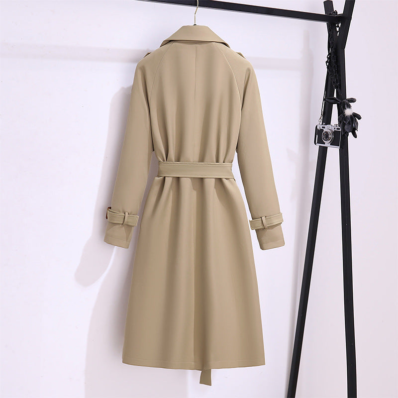 Trench-coat élégant haut de gamme pour femme