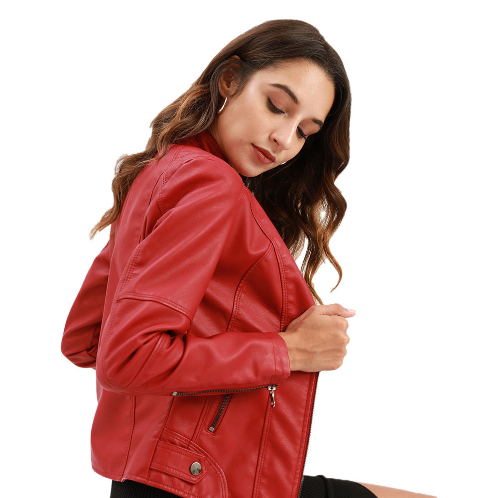 Vestes cuir femme