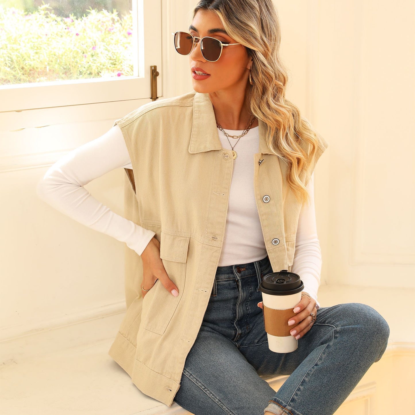Gilet Jean Poches