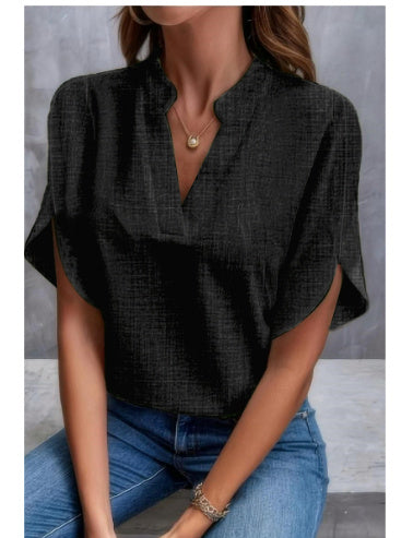 Chemisier femme, décolleté V