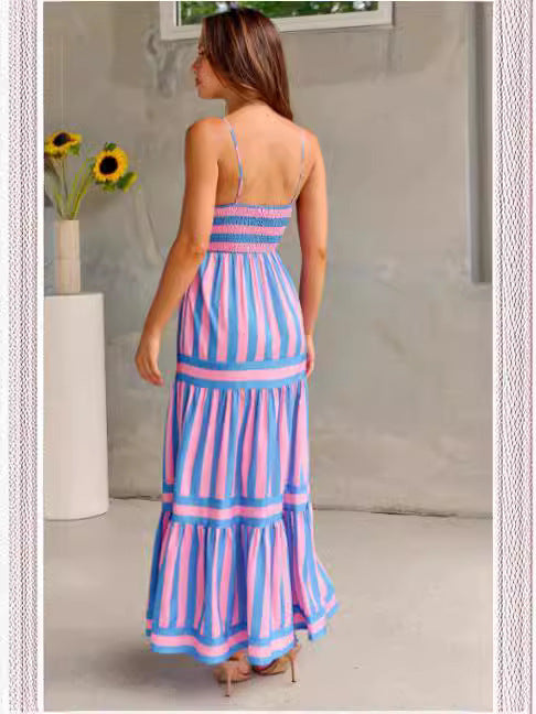 Robe Rayée Été