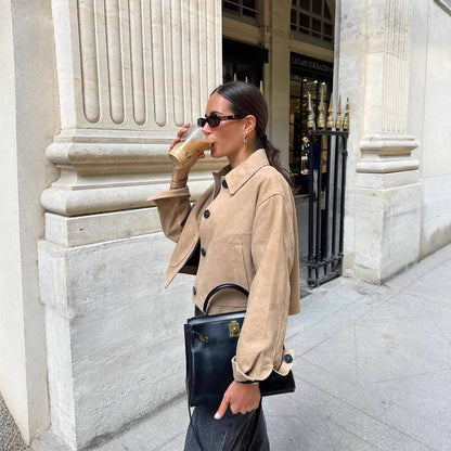 Veste en cuir