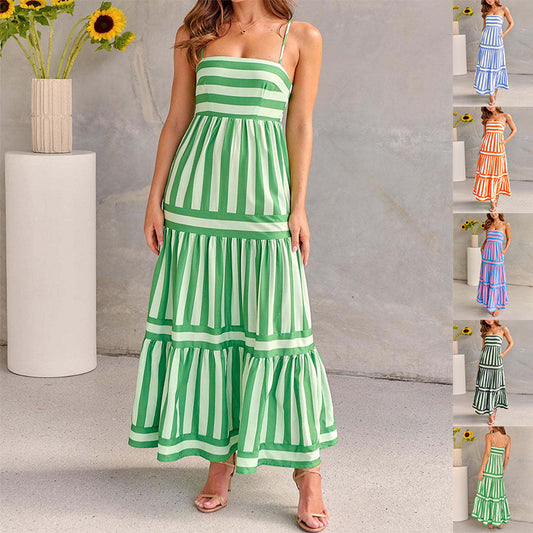 Robe Rayée Été