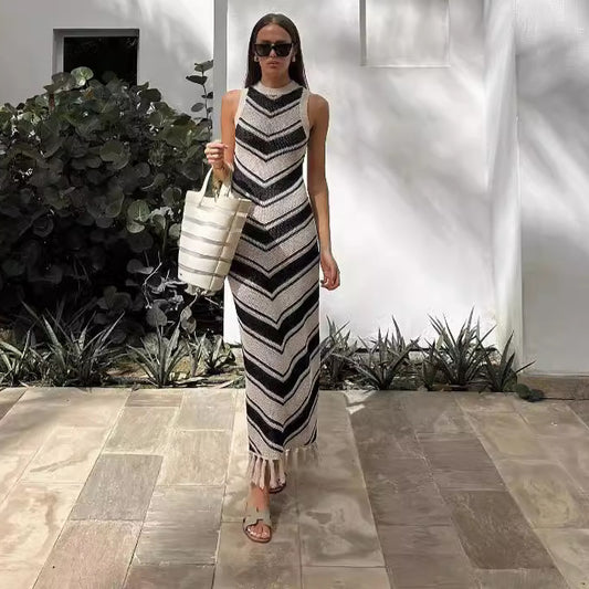 Robe Frangée Sexy