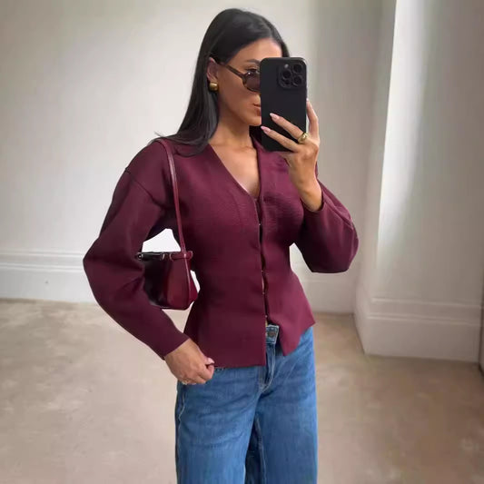 Veste fine en maille