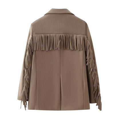 Veste à franges