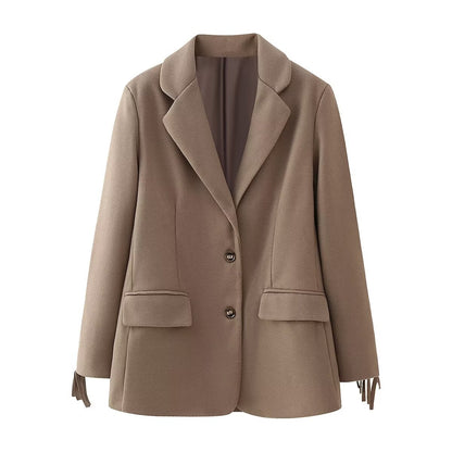 Veste à franges
