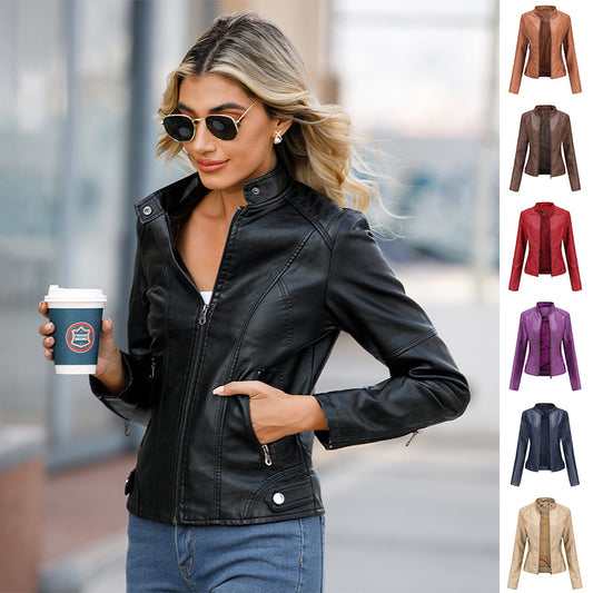 Vestes cuir femme