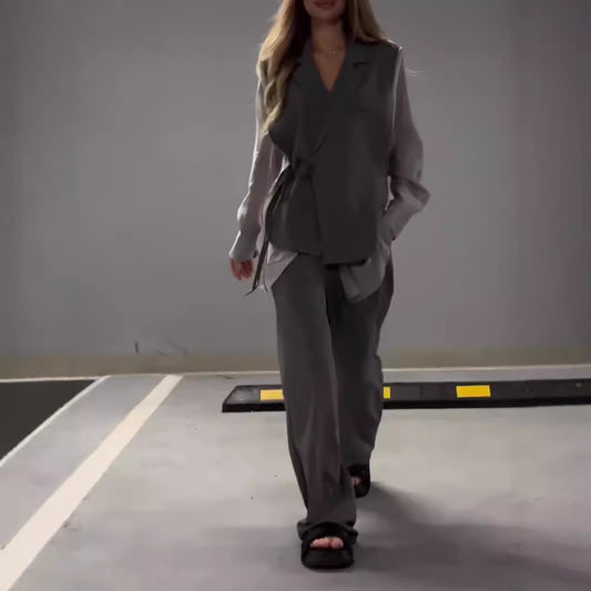 Ensemble chic, haut et pantalon