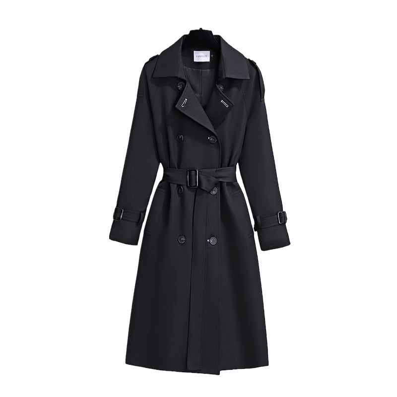 Trench-coat élégant haut de gamme pour femme