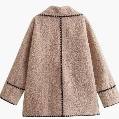 Veste en fausse fourrure pelucheuse